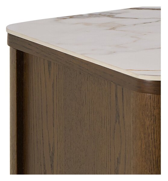 Кафява маса за телевизор от декор от дъб 120x45x40 cm Southampton – Actona