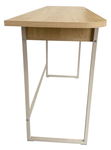 Конзолна маса от декор от дъб в естествен цвят 40x140 cm Darlington – Actona