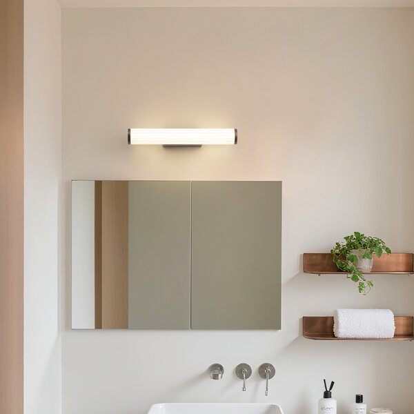 Ретро стенна лампа бронз 40 см вкл. LED IP44 - Coco