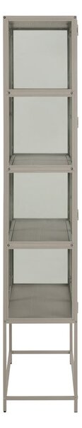 Сива витрина 77x186x35 cm Seaford – Actona