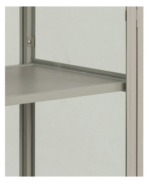 Сива витрина 77x186x35 cm Seaford – Actona