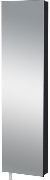 Антрацитен шкаф за коридор 50x195x18 cm Rotary – Germania