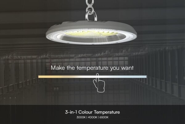 LED Индустриална лампа High Bay LED/100W/230V 3000/4000/6500K IP65 ø 23,5 см