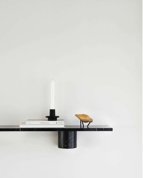 Normann Copenhagen - Sten Shelf L120 Черно Мрамор Normann Copenhagen