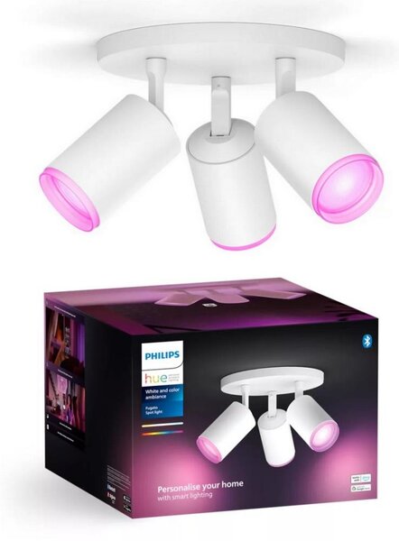 Philips - LED RGBW Димируем спот Hue FUGATO 3xGU10/4,2W/230V бял