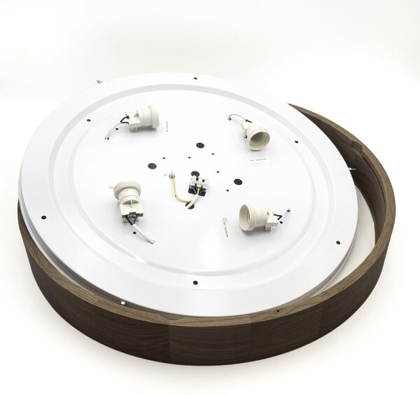 Brilagi - LED таванно осветително тяло CARVALHO 4xE27/60W/230V дъб/орех диаметър 57,5 cm
