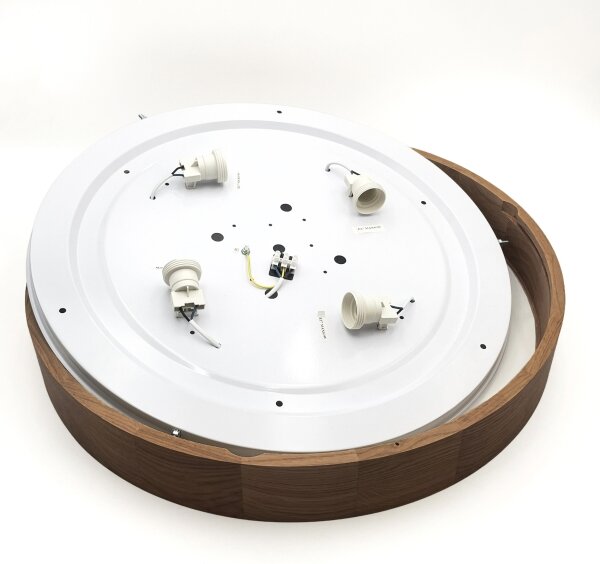 Brilagi - LED таванно осветително тяло CARVALHO 4xE27/60W/230V, дъб/череша, Ø 57,5 см