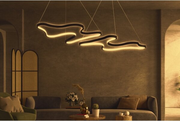 LED полилей на кабел DUPLE ARTISAN LED/80W/230V 4000K черен