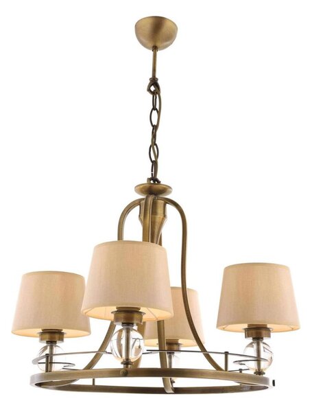 Полилей на верига NARA 4xE27/40W/230V месинг