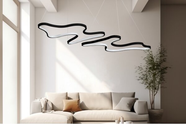 LED полилей на кабел DUPLE ARTISAN LED/80W/230V 4000K черен