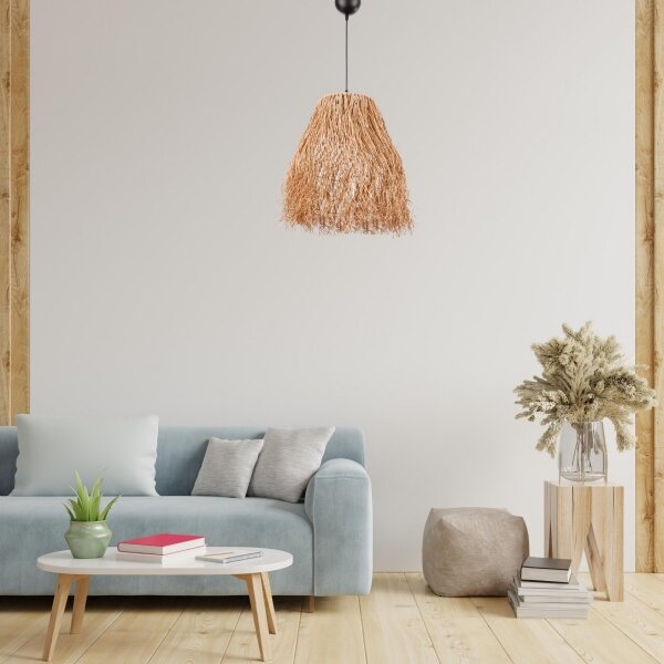 Полилей на кабел FRINGE 1xE27/40W/230V рафия