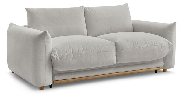Светлосив сгъваем диван 234 cm Ernest – Bobochic Paris