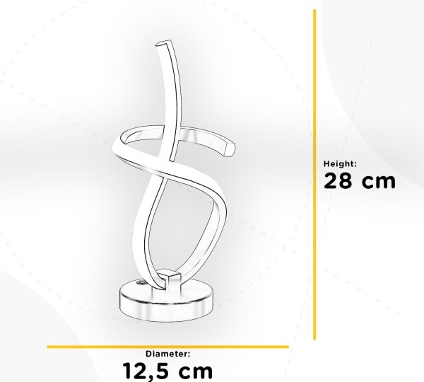 ONLI - LED Настолна лампа KIRA LED/10W/230V 4000K 28 см златист