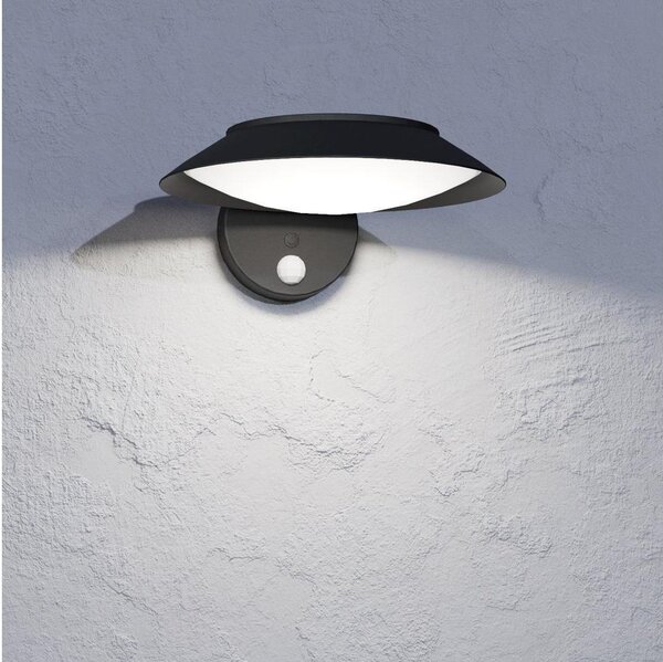 Eglo 901079 - LED соларно стенно осветително тяло със сензор CERRISI LED/7W/3,7V IP44