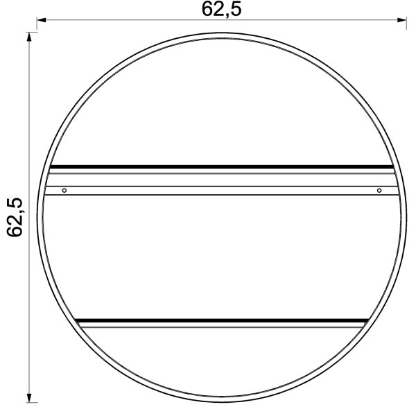 Етажерка SHELF Ø 62,5 см