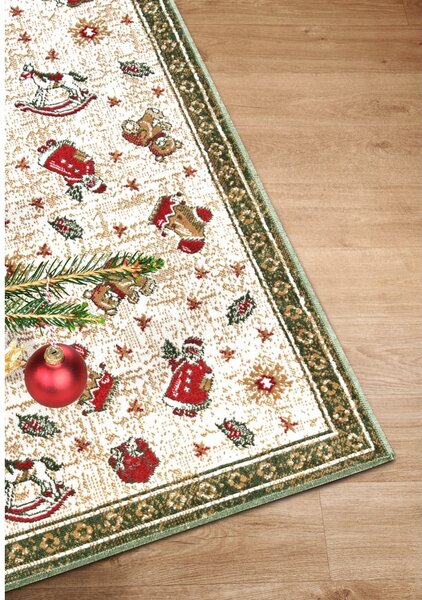 Зелен килим с коледен мотив със смес от памук 50x80 cm Toy's Delight Green Christmas – Villeroy&Boch