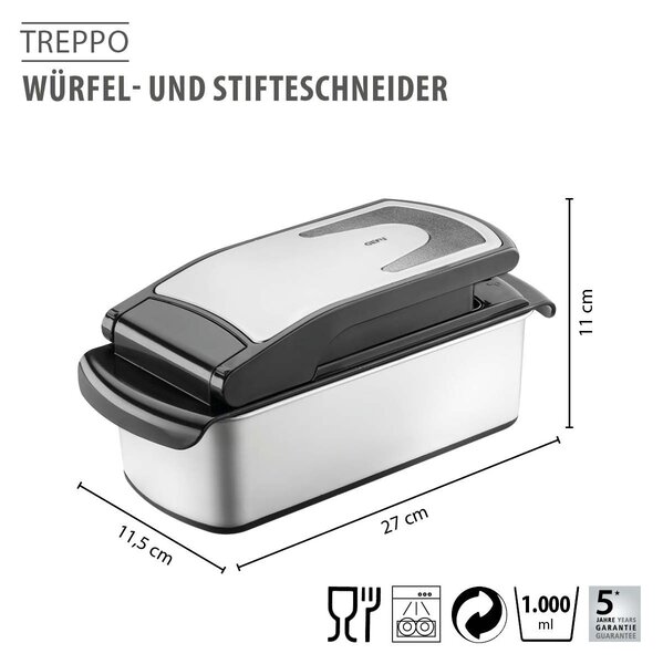 GEFU Резачка за кубчета и пръчици “TREPPO 2.0“