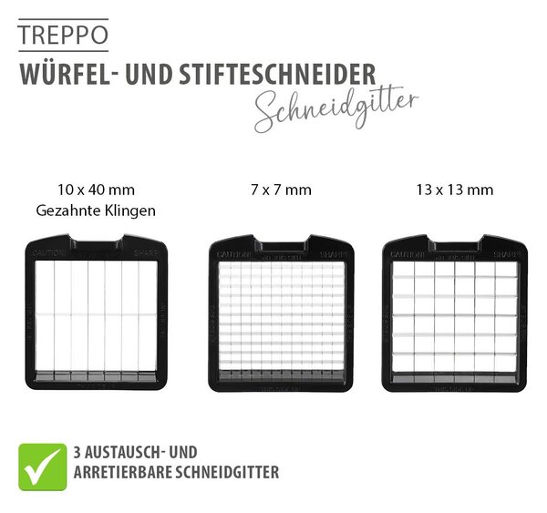 GEFU Резачка за кубчета и пръчици “TREPPO 2.0“