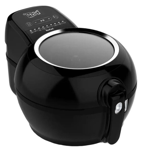 Tefal - Еър фрайър ACTIFRY GENIUS DUAL MOTION 1,2l 1350W/230V черен