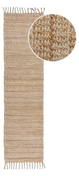 Килим в естествен цвят 60x230 cm Levi - Flair Rugs