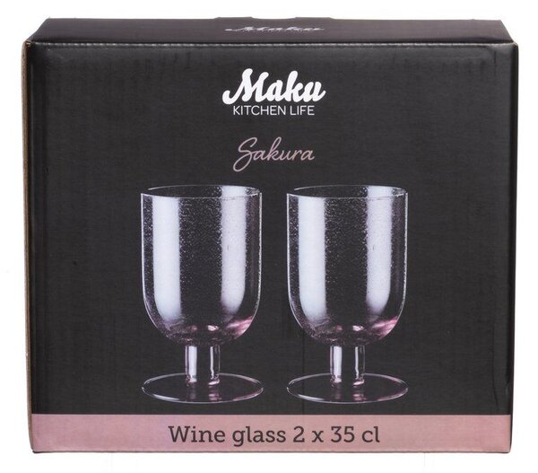 MAKU Комплект чаши за вино “Sakura“ - 2 бр. - 350 мл