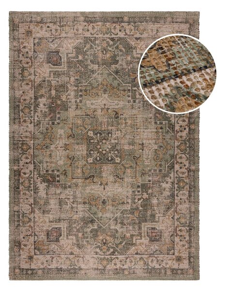 Ръчно изработен килим със смес от юта в цвят каки 80x150 cm Selena Jute Traditional – Flair Rugs