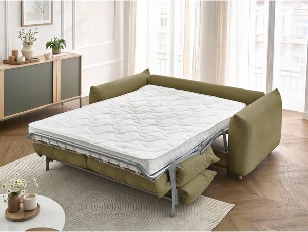 Зелен сгъваем диван 234 cm Ernest – Bobochic Paris