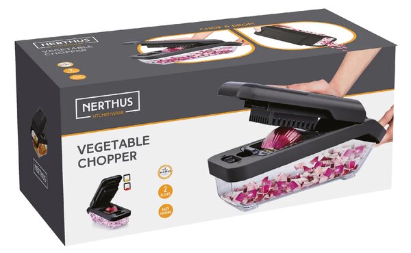 Nerthus Резачка за кубчета и пръчици с две приставки