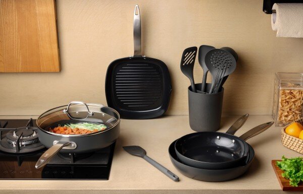 ZYLISS COOK ULTIMATE PRO CERAMIC“ - Индукционен тиган с керамично покритие - Ø 28 см - със стъклен капак
