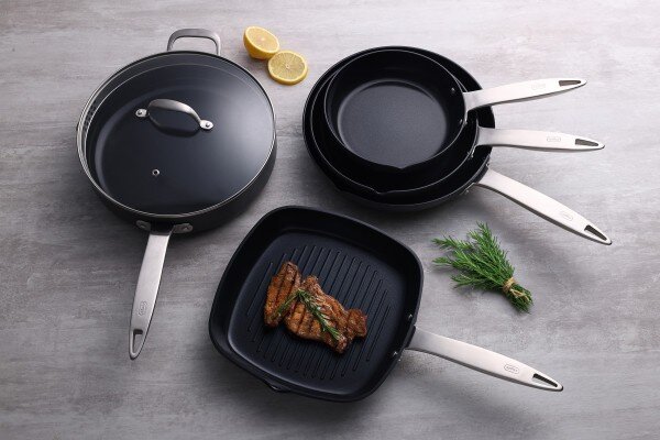 ZYLISS COOK ULTIMATE PRO CERAMIC“ - Индукционен тиган с керамично покритие - Ø 28 см - със стъклен капак