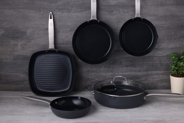 ZYLISS COOK ULTIMATE PRO CERAMIC“ - Индукционен тиган с керамично покритие - Ø 28 см - със стъклен капак