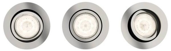 Philips 50203/17/PO - К-кт 3бр. LED Димируеми лунички за окачен таван LED/4,5W/230V