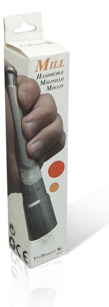 Nerthus Стоманена ръчна мелничка за сол или пипер