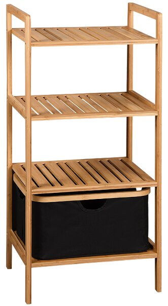 Етажерка 4 рафта с кош 44x33x93см KESPER – БАМБУК