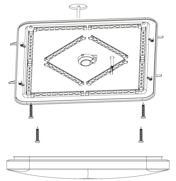 Eglo 98449 - LED Лампа за таван FRANIA-S LED/49,5W/230V