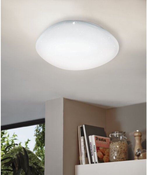 Eglo 98228 - LED димируемо таванно осветително тяло SILERAS-A LED/36W/230V Ø 60 см + с дистанционно управление