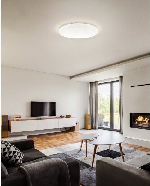 Eglo 98294 - LED Димируема лампа за баня FRANIA-A LED/12W/230V IP44 + дистанционно управление