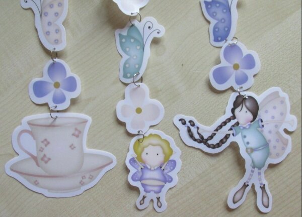 Decofun 70-114 - Детски абажур HEIRLOOM E27 430x230 мм