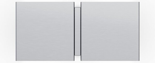 Wever & Ducré Lighting WEVER DUCRÉ стенен светилник CG Square, алуминий, 21 см, с 2 лампи, Металик, Дневна/трапезария, Метал, Модерен