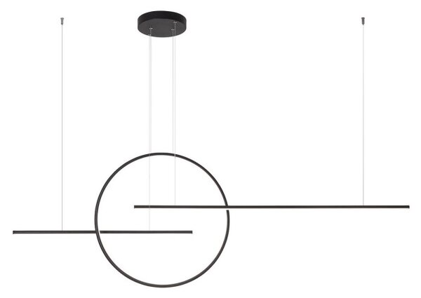 Redo 01-1737 - LED Димируем пендел GIOTTO LED/56W/230V черен