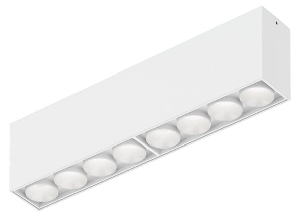 Wever & Ducré Lighting WEVER DUCRÉ LED таванна лампа Linoo 8.0, бял мат метал, Затъмняване, Бял, Дневна/трапезария, Алуминий, Модерен, Таван с много пламъци