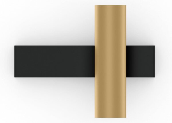 Wever & Ducré Lighting WEVER DUCRÉ LED стенна лампа Ceno 2.0, черно/бежово, 2700 K, Затъмняване, Черен, Дневна/трапезария, Алуминий, Модерен