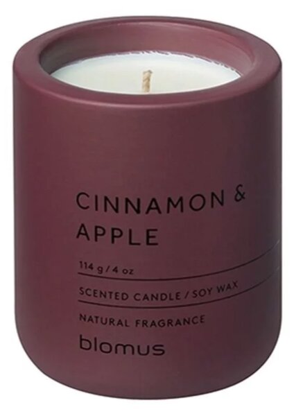 BLOMUS Ароматна свещ FRAGA, размер S - аромат Cinnamon & Apple - цвят Port