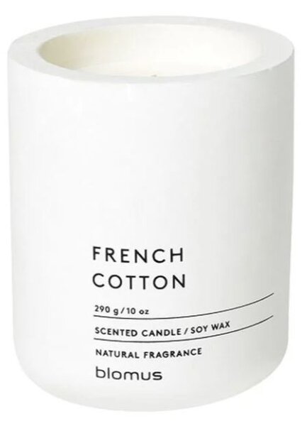BLOMUS Ароматна свещ FRAGA размер L - цвят Lily White - аромат French Cotton