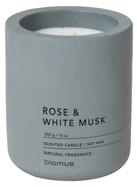BLOMUS Ароматна свещ FRAGA размер L - цвят FlintStone - аромат Rose & White Musk