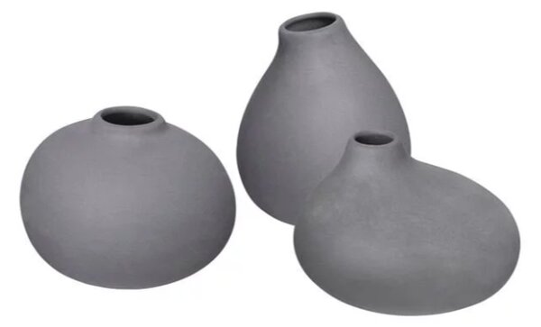 BLOMUS Комплект от 3 вази NONA - цвят (Pewter)