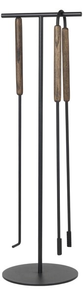 BLOMUS Комплект за камина ASHI - 3 части, цвят кафяв