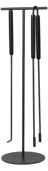 BLOMUS Комплект за камина ASHI - 3 части, цвят черен