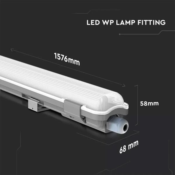 LED индустриална флуоресцентна лампа LED/22W/230V 6400K 150 см IP65