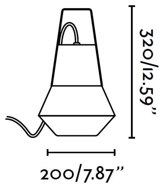 FARO 71562 - Външна висяща лампа CAT 1xE27/20W/230V IP54